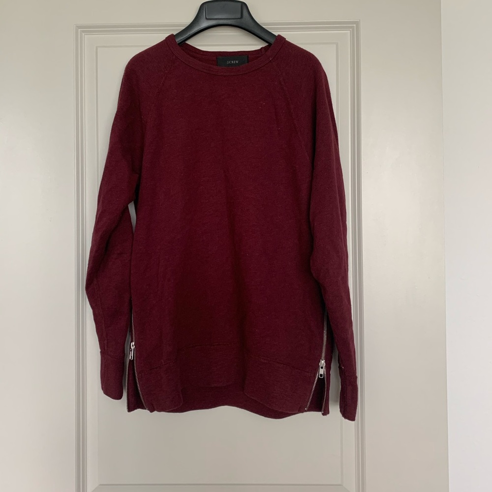 Zip tunic sweatshirt